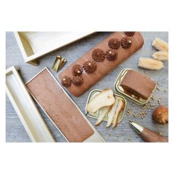 Coffret pour dessert de Noël