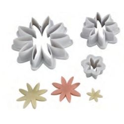 3 Emportes pièces plastique marguerites