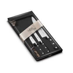 Coffret 3 couteaux (office, légufruit, chef 20cm) IDEAL