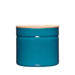 Boîte à épices en acier émaillé bleu 1,39 litres