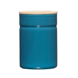 Boîte de conservation en acier émaillé 525 ml bleu