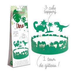 Gâteau « Dino » : coffret de décorations