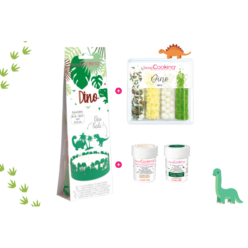 Pack gâteau dino