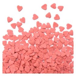 Pot de décors sucrés sprinkles perles blanc/rose 55g