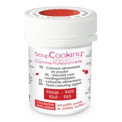 Colorant alimentaire en poudre 5g Rouge