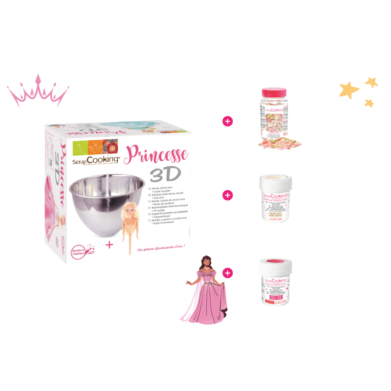 Set pour gâteau Pincesse - Scrapcooking