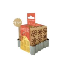 Coffret découpoir et tampon à biscuits FLEUR Scrapcooking