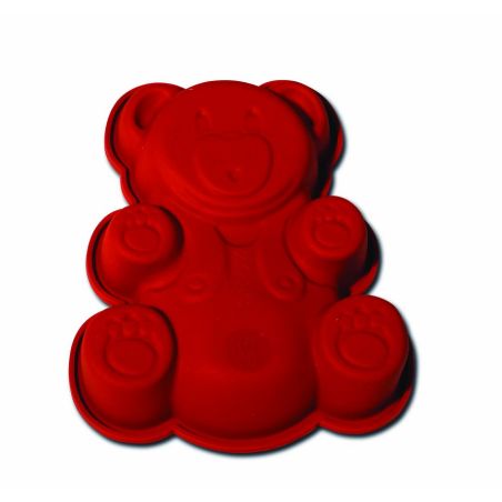 Moule à Gâteau Tête D'ours DEMARLE FLEXIPAN (ex Tupperware), Silicone, Occasion