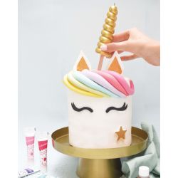 Set pour layer cake et biscuits Licorne - Kit pâtisserie