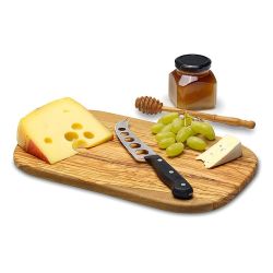 Présentation fromage planche en olivier