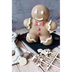 Moule 3D choco Bonhomme pain d'épices