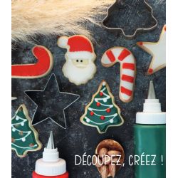 Découpoir Ange de Noël 6 cm - Emporte-pièce de Noël en fer blanc