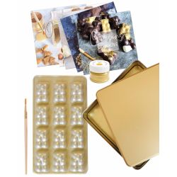 coffret avec moule et paillettes