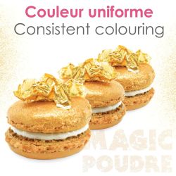 la poudre alimentaire magic rend une couleur uniforme