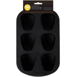 moule Wilton silicone crânes 6 cavités