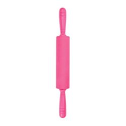 Rouleau à pâtisserie rose siliconé