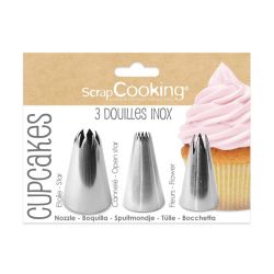 Kit de douilles en inox pour cupcakes