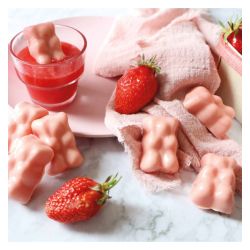 Oursons fraise et chocolat blanc avec kit scrapcooking