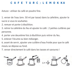 Recette du café turc cezve