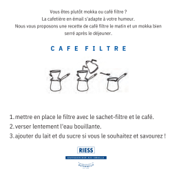 Café filtre en émail