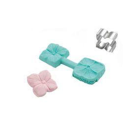 Moule silicone empreinte fleur d’hortensia