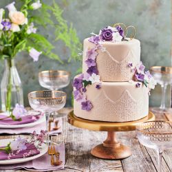 Préparation à dentelle pour décoration de gâteau