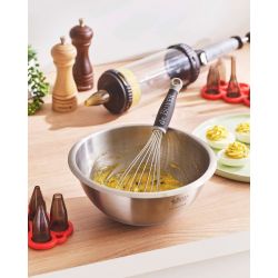 Bassine cul de poule inox