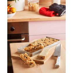 Cadre rectangle inox perforé