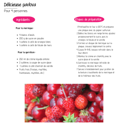 Recette de la pavlova avec nos ustensiles préférés