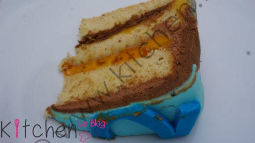 Gâteau mangue-passion-caramel