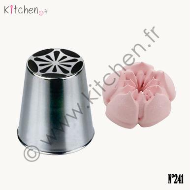 Douille fleur inox