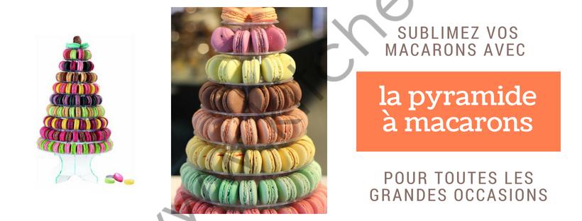 Présenter ses macarons grâce à la pyramide à macarons