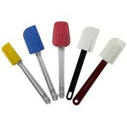 Spatule maryse plate en silicone jaune - Maryse