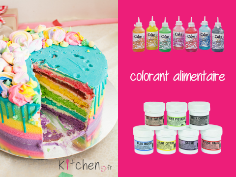 Colorant alimentaire Bleu Indigo liquide en vente sur cuisine