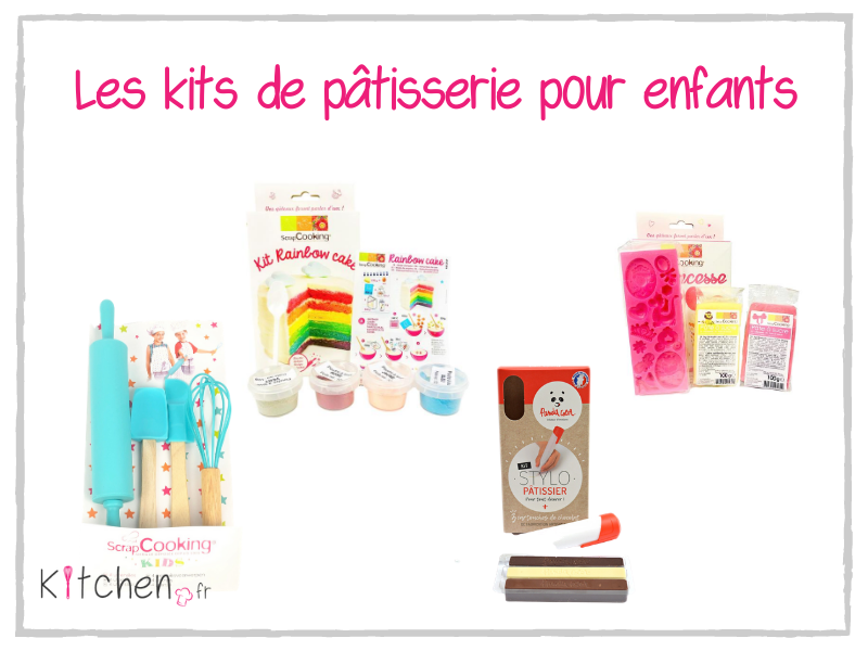 Kit ustensiles de pâtisserie pour enfants - ScrapCooking - Cuisine créative  - Achat & prix