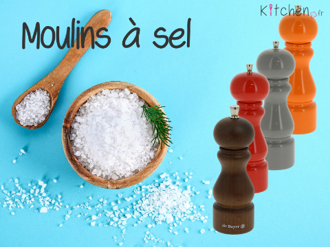 Achetez le moulin à sel décoratif et qualitatif qui vous convient.