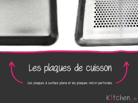 Guide d’achat : plaque de cuisson micro-perforée et plaque de cuisson plane.