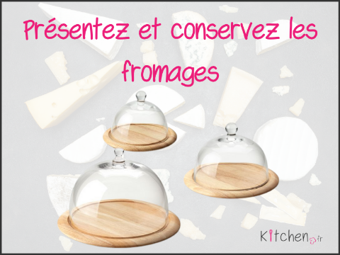 Point-Virgule Cloche a Fromage pour des Plateaux a Fromage, en